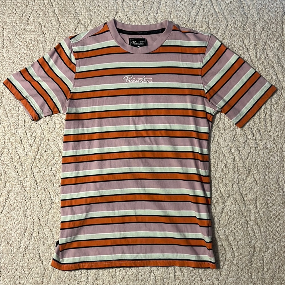 Primitive Skate Striped T-Shirt